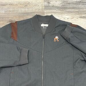 Nike NFL Cleveland Browns Mens 3XL Mini Swoosh Kris Kiffin Windbreaker Jacket